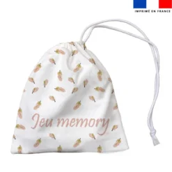 Patron imprimé pour jeu memory motif licorne