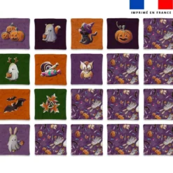 Patron imprimé pour jeu memory motif fantômes - Création Stillistic