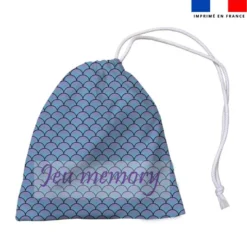Patron imprimé pour jeu memory motif sirène