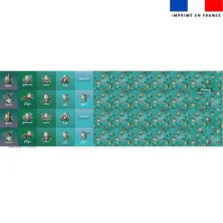 Patron imprimé pour jeu memory motif singe émotions - Création Stillistic
