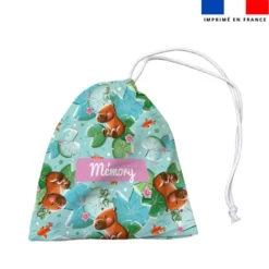 Patron imprimé pour jeu memory motif capybara - Création Stillistic