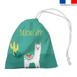 Patron imprimé pour jeu memory motif lama