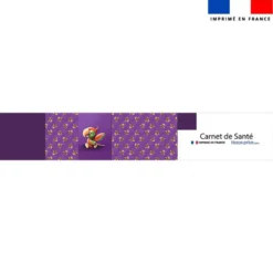 Patron imprimé pour protège carnet de santé motif bébé perroquet - Création Stillistic