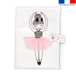Patron imprimé pour protège carnet de santé motif ballet