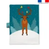Patron imprimé pour protège carnet de santé motif ours polaire
