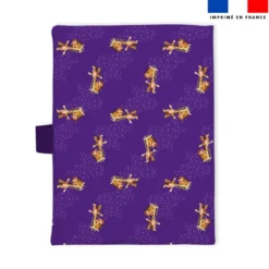 Patron imprimé pour protège carnet de santé motif bébé girafe - Création Stillistic