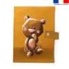 Patron imprimé pour protège carnet de santé motif bébé ours - Création Stillistic