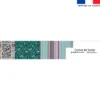 Patron imprimé pour protège carnet de santé motif tigre vert - Création Lili Bambou Design