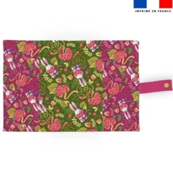 Patron imprimé pour protège carnet de santé motif lapin printanier - Création Stillistic