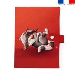 Patron imprimé pour protège carnet de santé motif bébé raton - Création Stillistic