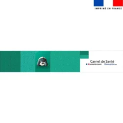 Patron imprimé pour protège carnet de santé motif bébé panda - Création Stillistic