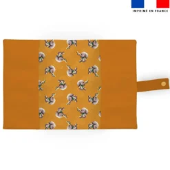 Patron imprimé pour protège carnet de santé motif bébé éléphant - Création Stillistic