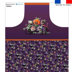 Patron imprimé pour tablier Bal masqué Halloween - Création Stillistic