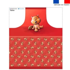 Patron imprimé pour tablier bébé castor - Création Stillistic