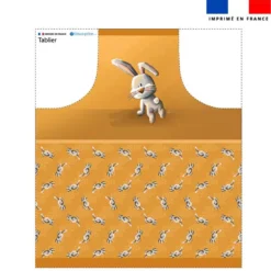 Patron imprimé pour tablier bébé lapin - Création Stillistic