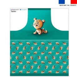 Patron imprimé pour tablier bébé guépard - Création Stillistic