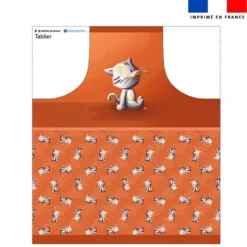 Patron imprimé pour tablier bébé chat - Création Stillistic