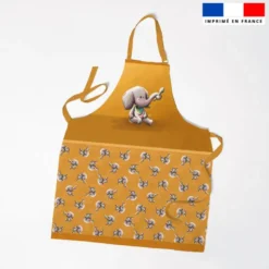 Patron imprimé pour tablier enfant motif bébé éléphant - Création Stillistic