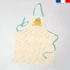 Patron imprimé pour tablier enfant motif petit poussin de Pâques