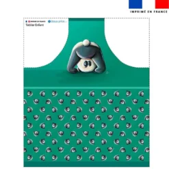 Patron imprimé pour tablier enfant motif bébé panda - Création Stillistic