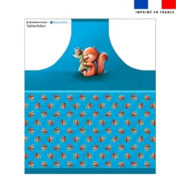 Patron imprimé pour tablier enfant motif bébé écureuil - Création Stillistic
