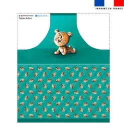 Patron imprimé pour tablier enfant motif bébé guépard - Création Stillistic