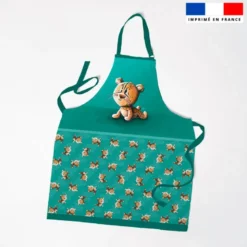 Patron imprimé pour tablier enfant motif bébé guépard - Création Stillistic