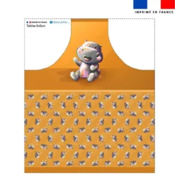 Patron imprimé pour tablier enfant motif bébé hippo - Création Stillistic