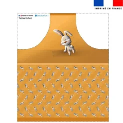 Patron imprimé pour tablier enfant motif bébé lapin - Création Stillistic