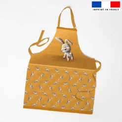 Patron imprimé pour tablier enfant motif bébé lapin - Création Stillistic