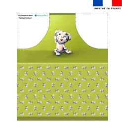 Patron imprimé pour tablier enfant motif bébé dalmatien - Création Stillistic