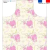 Patron imprimé pour tablier motif fleurs et papillons jaunes - Création Lili Bambou Design