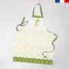 Patron imprimé pour tablier motif mamie mimosa