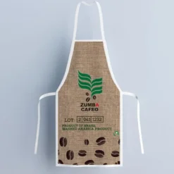 Patron imprimé pour tablier motif zumba cafeo