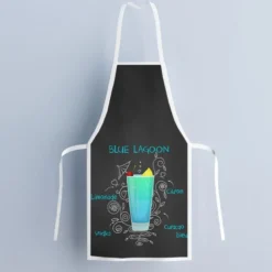 Patron imprimé pour tablier motif blue lagoon