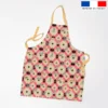 Patron imprimé pour tablier motif petits chiens - Création Lili Bambou Design