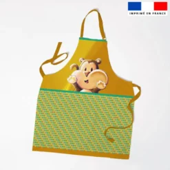 Patron imprimé pour tablier Singe Lou-Stick - Création Stillistic
