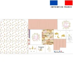 Patron pour organisateur de voiture motif licorne + Coupon pochette Offert