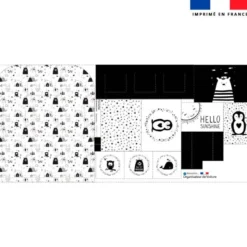 Patron pour organisateur de voiture motif animaux de la nuit + Coupon pochette Offert