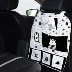 Patron pour organisateur de voiture motif animaux de la nuit + Coupon pochette Offert