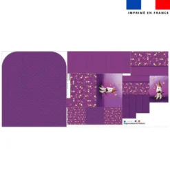 Patron pour organisateur de voiture motif licorne + Coupon pochette Offert - Création Stillistic