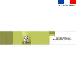 Patron protège carnet de santé personnalisé - Bébé dalmatien - Création Stillistic