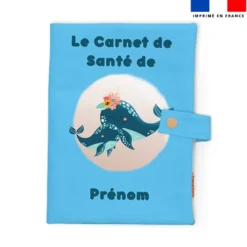 Patron protège carnet de santé personnalisé - Animaux de l'océan