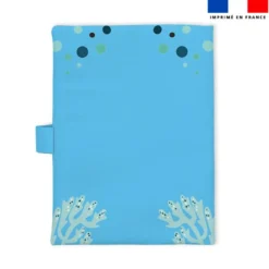Patron protège carnet de santé personnalisé - Animaux de l'océan