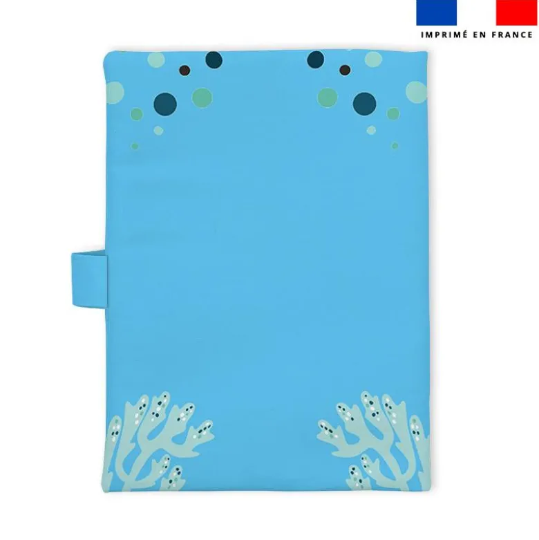 Patron protège carnet de santé personnalisé - Animaux de l'océan