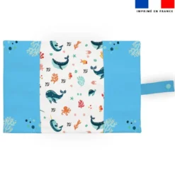 Patron protège carnet de santé personnalisé - Animaux de l'océan