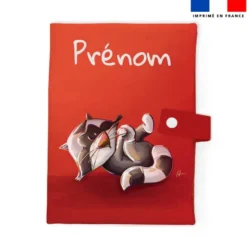 Patron protège carnet de santé personnalisé - Bébé Raton - Création Stillistic