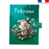 Patron protège carnet de santé personnalisé - Singe gourmand - Création Stillistic