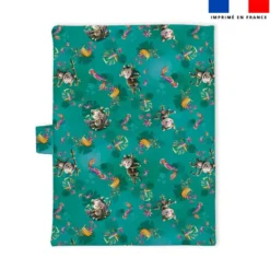 Patron protège carnet de santé personnalisé - Singe gourmand - Création Stillistic