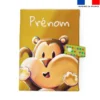 Patron protège carnet de santé personnalisé - Singe Lou-Stick - Création Stillistic
